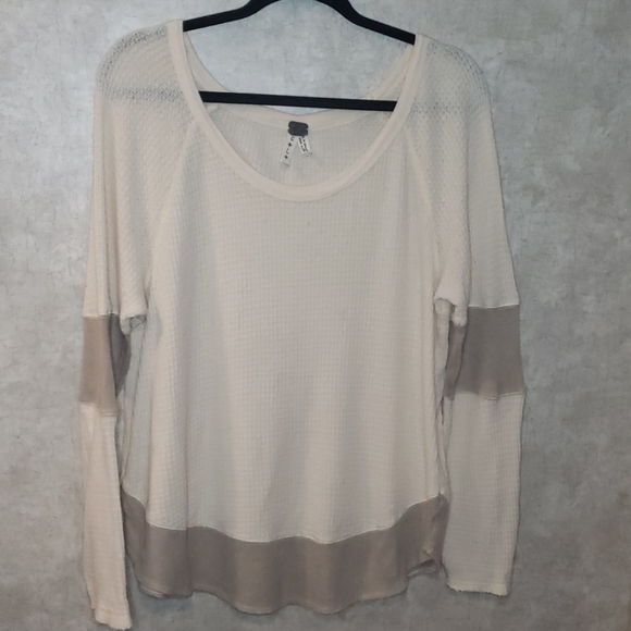 💜Free People Diamond Dozen Waffle Knit - Picture 3 of 6